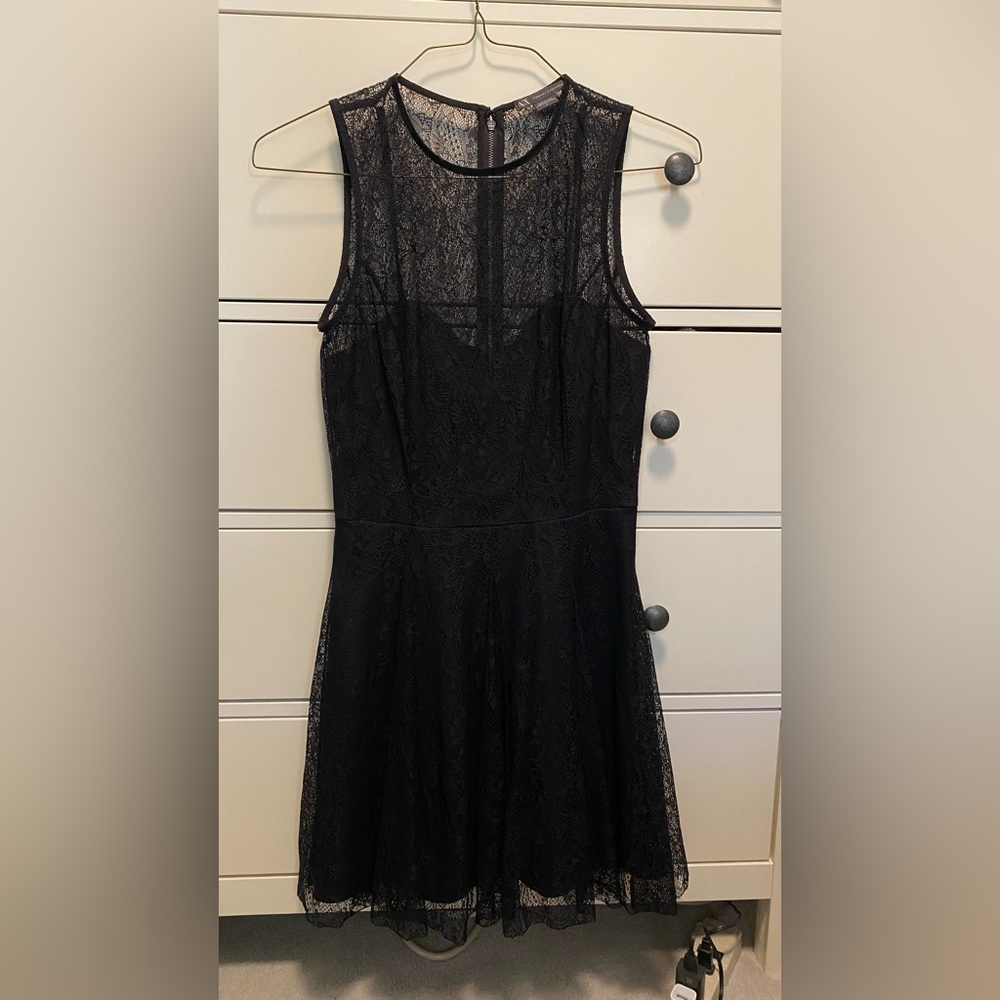 Black lace Armani exchange dress